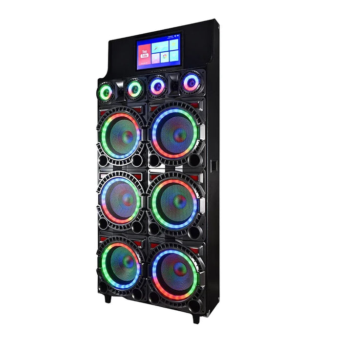 Wood Stage Karaoke PA Trolley Woofer Speaker