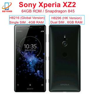 Sony Xperia XZ2 Single SIM H8216 Dual SIM H8296 64GB ROM 5.7" IPS LCD Snapdragon 845 Octa Core NFC 4G LTE Original Unlocked