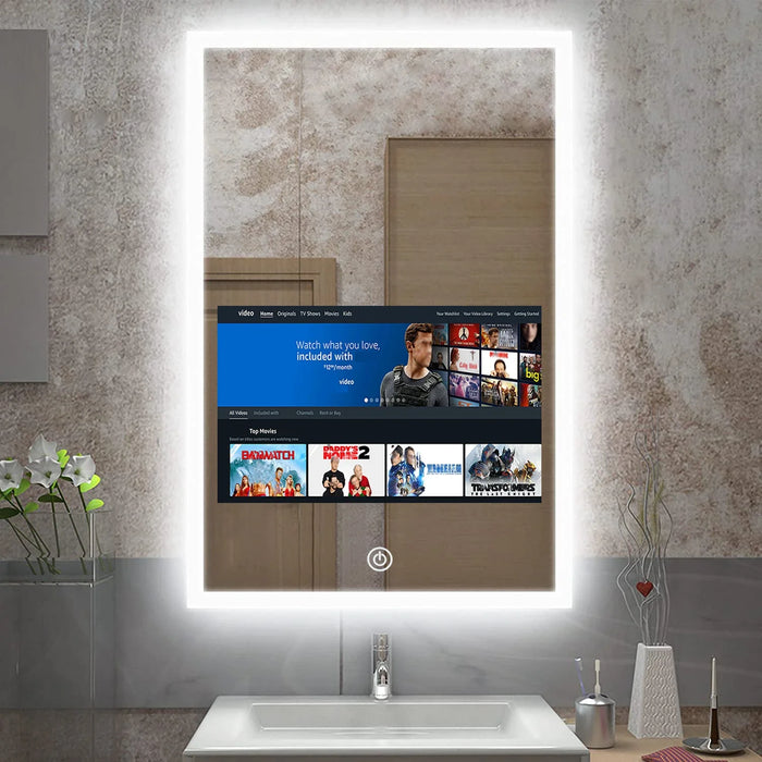 Customized New Magic Mirror Photo Smart Bathroom Mirror Tv For House Mirror Hotel