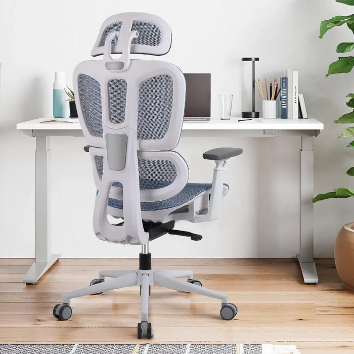 Ergonomic Office Chair with Lumbar Support, High Back Home Office Chairs with Adjustable Seat Depth, 3D Armrests