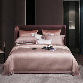 100%Bamboo Lyocell Grey Bedding Set 1 Duvet Cover 1 flat sheet 2 Pillowcases Soft Cooling Friendly, Silky