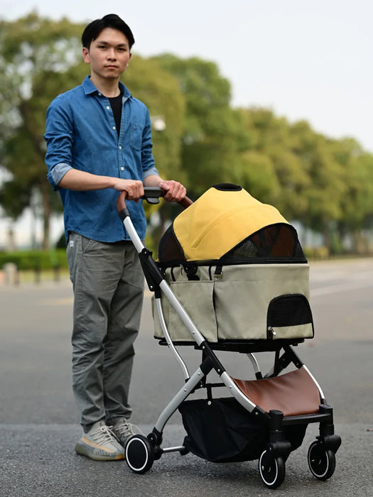 China Factory Direct Selling Carry Pet Stroller Adjustable LightWeight 3 In 1 pet Strollers