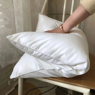 Liv-Esthete Luxury 100% Goose Down Pillow Sleep Gift Down-proof Queen King 100% Cotton White Pillows For Sleeping Free Shipping