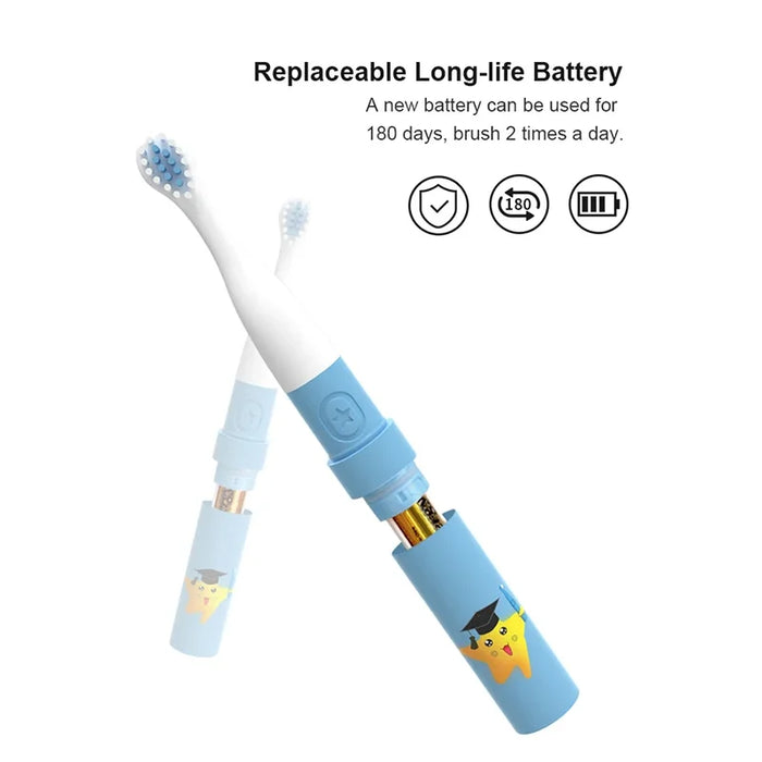 2024 New Arrival Kids Electric Toothbrush For Teeth CleaningIPX7 Rechargeable Cartoon Smart Children Toothbrushes