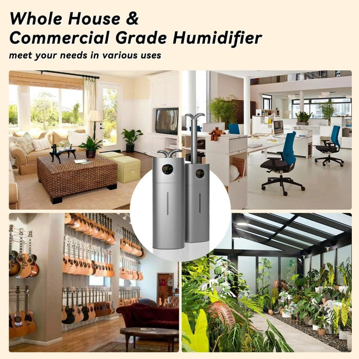 Large room family bedroom humidifier, 4.2Gal/16L full house humidifier 2000 square feet with extension tube