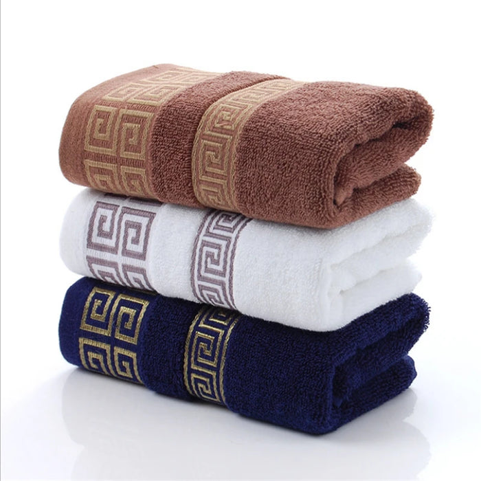 Pure Cotton Towel 34x75cm Embroidered Towels  For Adults Quick-Dry Thicken Soft Face Towels Absorbent