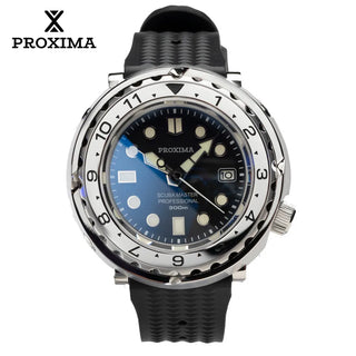 Proxima PX1682 V3 Version Tuna Monoblock Luxury Watch Men Automatic Swiss BGW9 Lume NH35 PT5000 30 Bar Waterproof Wristwatches
