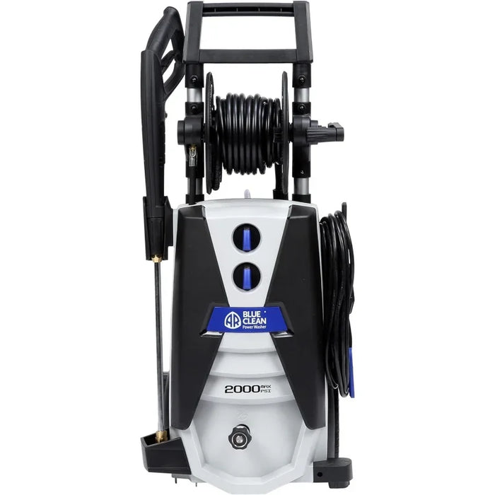 AR Blue Clean AR390SS Electric Pressure Washer-2000 PSI, 1.4 GPM, 14 Amps Quick Connect Accessories, Integrated Design, On Board