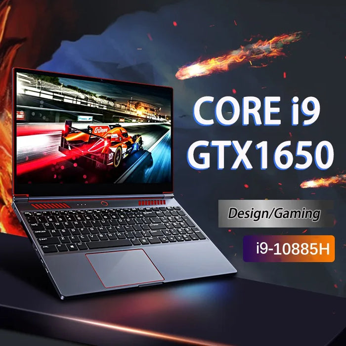 New 16.1 inch Gaming Laptop Intel Core i9-10885H i7-10750H GTX 1650 4G Mini PC Windows 10/11 64GB  4TB SSD Ultra book Computer