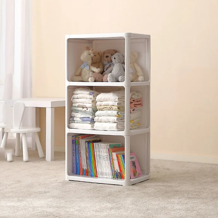 Plastic Cupboard Closet Armable Organizer Cube Filing Bedroom Baby Wardrobe Dressers Storage Kids Muebles Living Room Cabinets