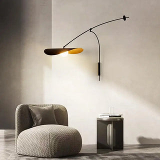 Nordic LED Long Arm Adjustable Hanging Lamp Creative Chandelier Hat Design Decor Standing Lamp Bedroom Sofa Corner Home Lighting