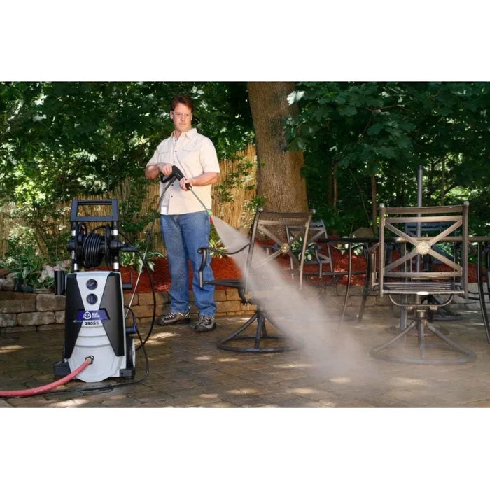 AR Blue Clean AR390SS Electric Pressure Washer-2000 PSI, 1.4 GPM, 14 Amps Quick Connect Accessories, Integrated Design, On Board