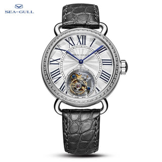 Seagull men's watch casual fashion trend manual tourbillon couple mechanical watch heritage series-Verona 818.31.6036