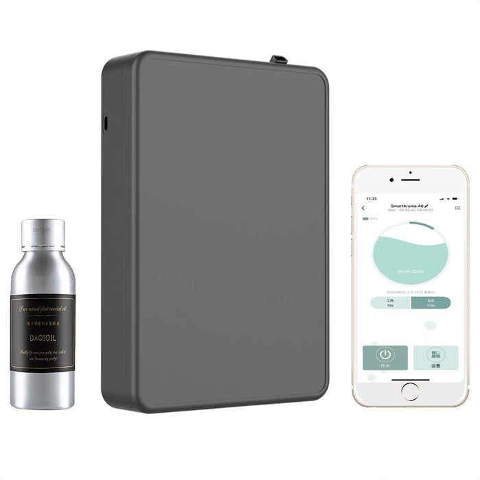 Smart Fragrance Diffuser With 100ml Essential Oil Diffuser Bluetooth APP Control Coverage 800m³ Wall Mounted Scent Machine