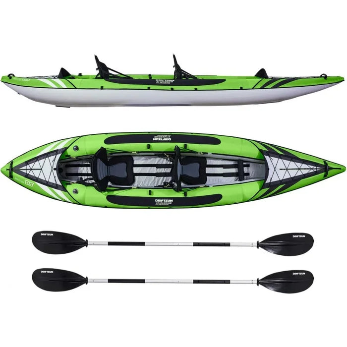 Driftsun Almanor inflatable kayak-inflatable touring kayak-inflatable 1 and 2 person kayaks for adults with Eva padded seats