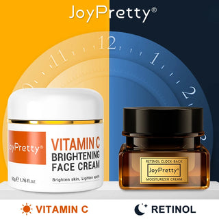 Retinol Vitamin C Face Cream Skin Whitening Anti Wrinkle Facial Moisturizing Women Lightening Darks Spots Creams JoyPretty
