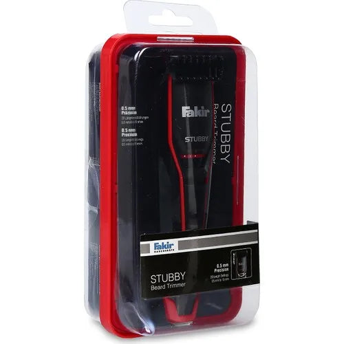 Stubby Red Black Beard Cutting Machine easy to clean wireless different başlıklara have