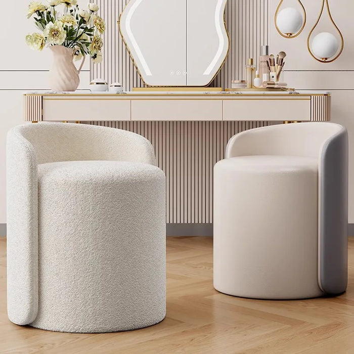 Bar Nordic Vanity Chair Round Office Rotate Ottoman Makeup Stool Puffs Children Taburete Para Sala De Estar Furniture