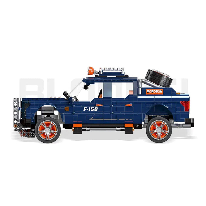1293PCS Creative Ford Raptors 92020 F150 Pickup Truck Building Blocks Off-Road SUV Car Adults Toys Teens Assembly Christmas Gift