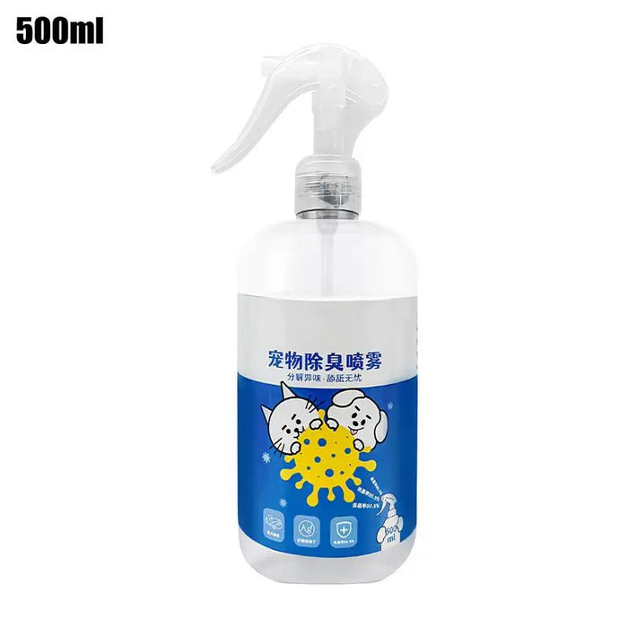 500 ML Pet Deodorizing Spray Pet Odor Eliminator Dog Spray Deodorizer Perfume Odor Eliminating Plant Fragrance Long-Lasting