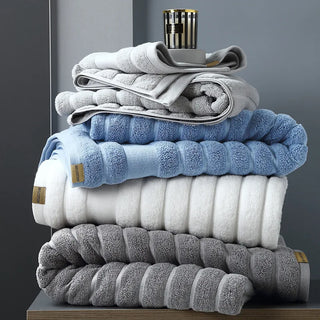 100% Cotton Towel Quality Face Bath Towels White Blue Grey Soft Feel Highly Absorbent Shower 1 Pcs Home Comfort Towel Bath Towel
