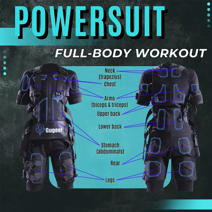 full body suit electro stimulator wireless training to build muscle ems fitness studio