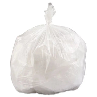 High-Density Trash Bag, room trash bags 33gal, 250 Count (Clear)