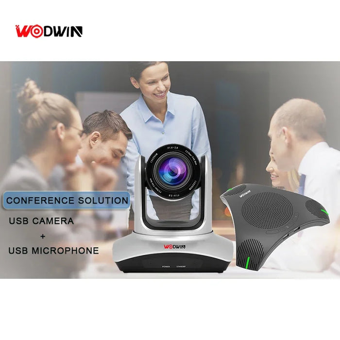 High Quality USB Camera WIN-J40RU Plus Omnidirectional Microphone WIN-DM1U Video Conference System Group