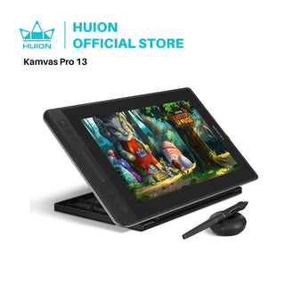 HUION KAMVAS Pro 13 GT-133 Pen Display Digital Graphic Tablet Monitor Battery-Free Pen Tablet Drawing Monitor with Tilt Function