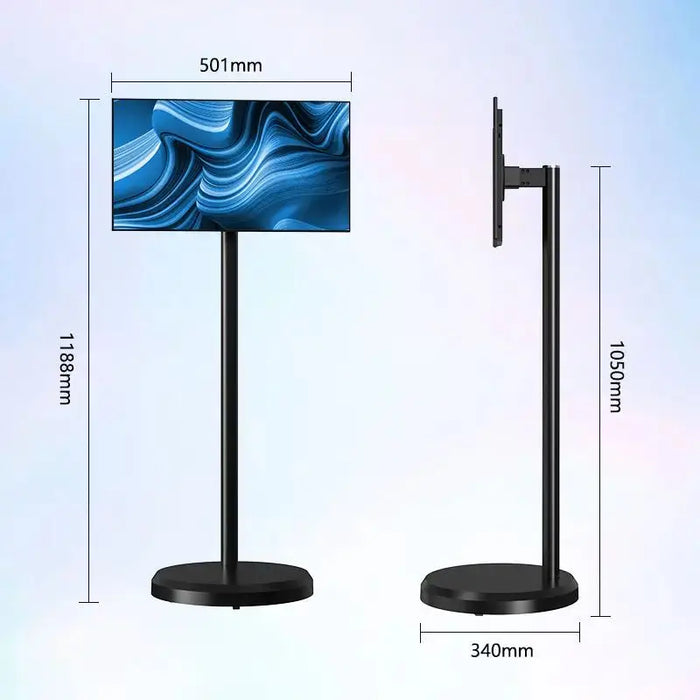 22 Inch Floor Stand Smart TV Android Touch Screen Vertical & Landscape Eye Care IPS Display Large Battery Smart Thin Edge Tablet