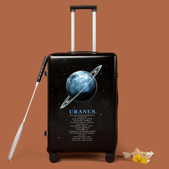 Planet pull rod luggage male student password box ins new trend fashion suitcase 20/26 inches boarding