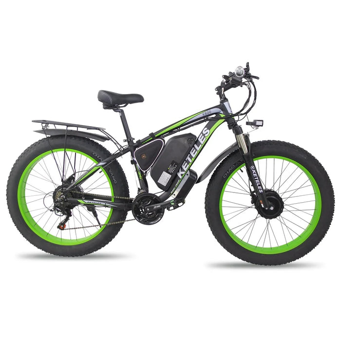 2000W K800 PRO Electric Bike Dual Motor 26 inch Fat Tire Bike 48V 23Ah  Mountain Ebike Removabel Battery Electric Bicycle