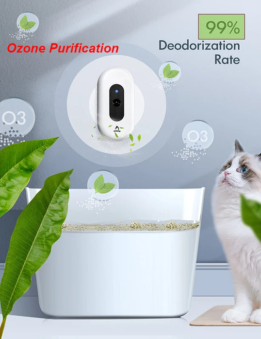 Hot-Selling Auto Smart Oem Odor Cat Box Deodorizer Automatic Pet Odor Eliminator Dog Pet Deodorant For Home Dog Pets