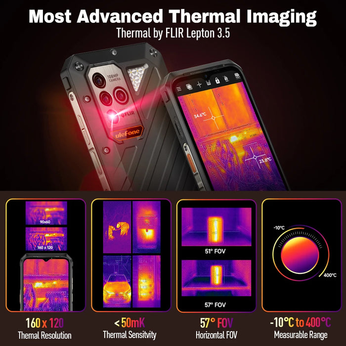 [World Premiere] Ulefone Power Armor 18T Ultra 5G Rugged Phone 512GB ROM +24GB RAM Thermal ImagingCamera FLIR® smartphone