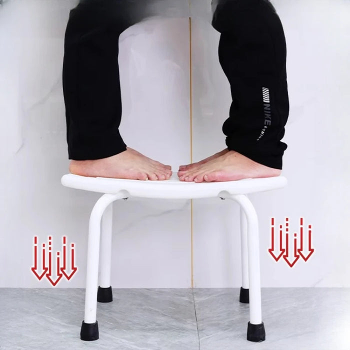 Low Chair Portable Bathroom Wall Hanger Toilet Footrest Shower Chairs Movable Black Stool Scaffolding Chaise Douche Transparent