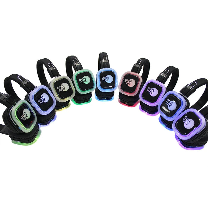 Configuration F39 silent disco headphone 10pcs + 1pcs TC-5 transmitter + 1pcs charger