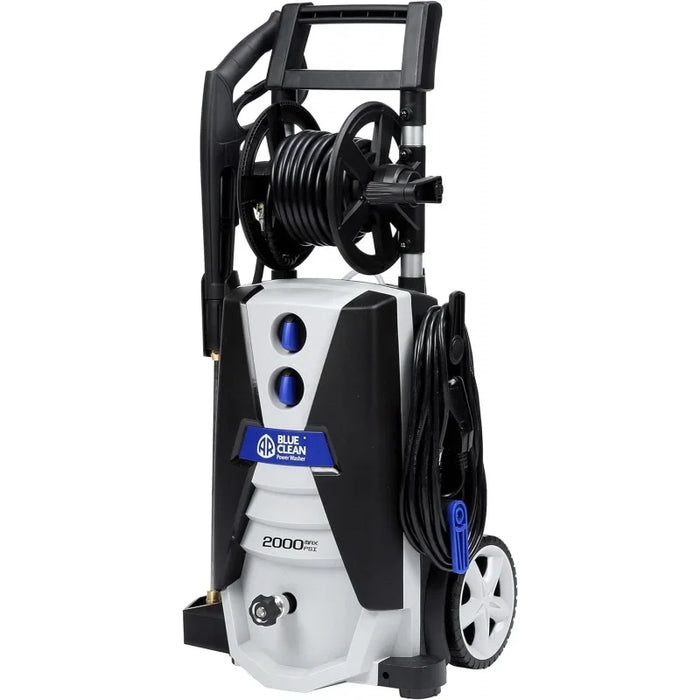 AR Blue Clean AR390SS Electric Pressure Washer-2000 PSI, 1.4 GPM, 14 Amps Quick Connect Accessories, Integrated Design, On Board