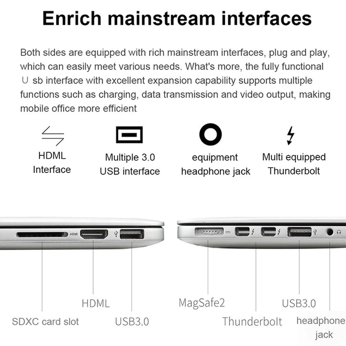 MacBook pro13 inch retina laptop, business, portable office, entertainment, learning, design, original and genuine