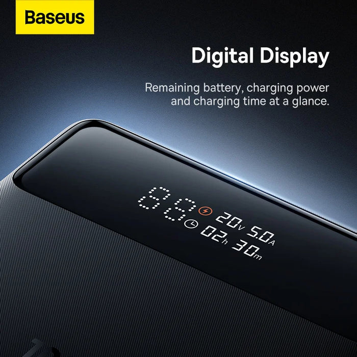 Baseus Blade HD 100W Power Bank 20000mAh Fast Charging Powerbank for iPhone 15 14 13 Pro Max Notebook