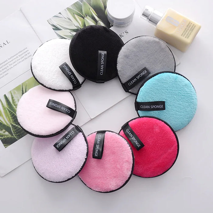 Makeup Remover Pads Reusable Cotton Pads Makeup Eraser Microfiber Facial Towel Face Cleaner Cleaning Wipes Makeup Remover Towel