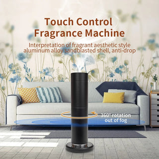 Home Appliance Perfume Aroma Diffuser Essential Oi Flavoring Metal WIFI Aromatherapy Machine Column type Smell Distributor 200m³