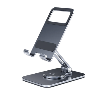 360° Metal Desk Mobile Phone Holder Stand for Portable Folding Storage Bracket Adjustable Desktop Tablet Holder Cell Phone Stand