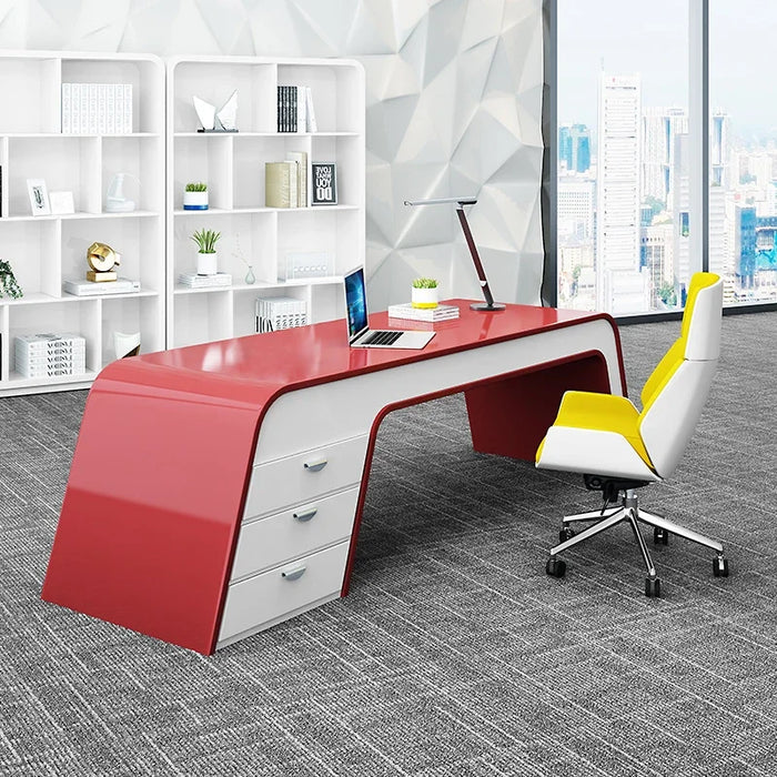 Technology sense desk simple fashion modern high-end desk paint executive desk furniture