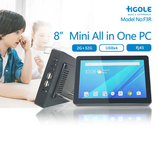 HIGOLE F3R Mini PC Tablet Pad 8 Inch 1280*800 Android 12 RK3566 Quad-core HDMI-compatible 2G RAM 32G eMMC All-in-one Computer