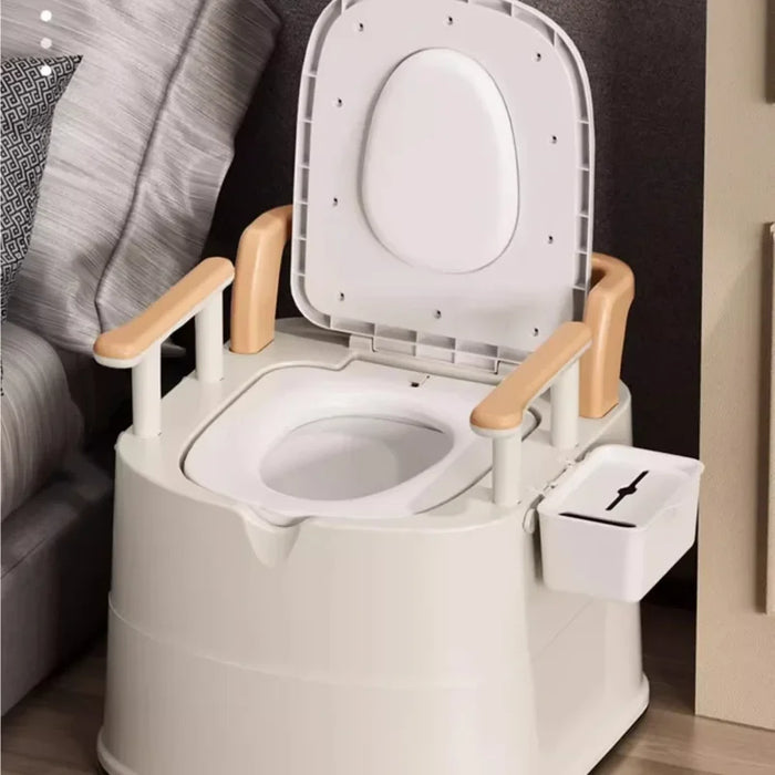 Mobile Toilet For The Elderly Pregnant Women Sit Toilet Home Portable Elderly Indoor Urine Bucket Non-slip Bathroom Fixture