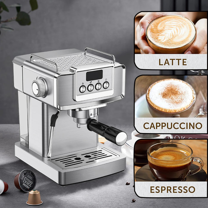 High end semi automatic italy cappuccino coffee making machine commercial espresso coffee machine for cafe