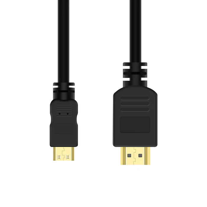 4K Mini HDMI-Compatible to HDMI-Compatible Cable for Portable Monitor Connection with Laptop, PC, TV BOX, PS5, XBOX One