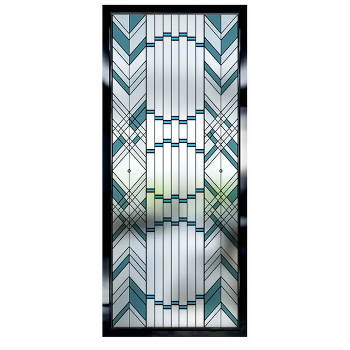 Art tempered glass decoration simple modern living room partition screen porch frosted light transmission technology