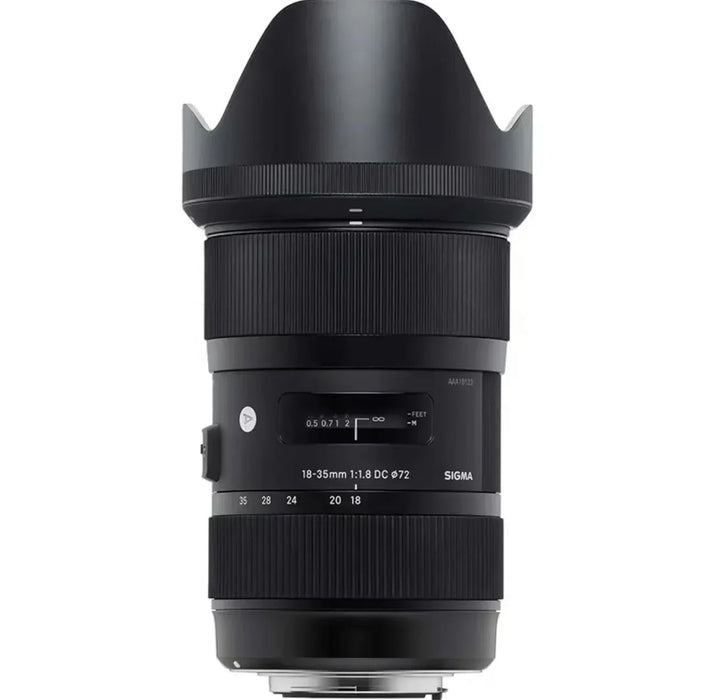 Used digital camera zoom lens, Sigma The Sigma 18-35mm/F 1.8 DG DN OS Motion Zoom lens is suitable for half-format