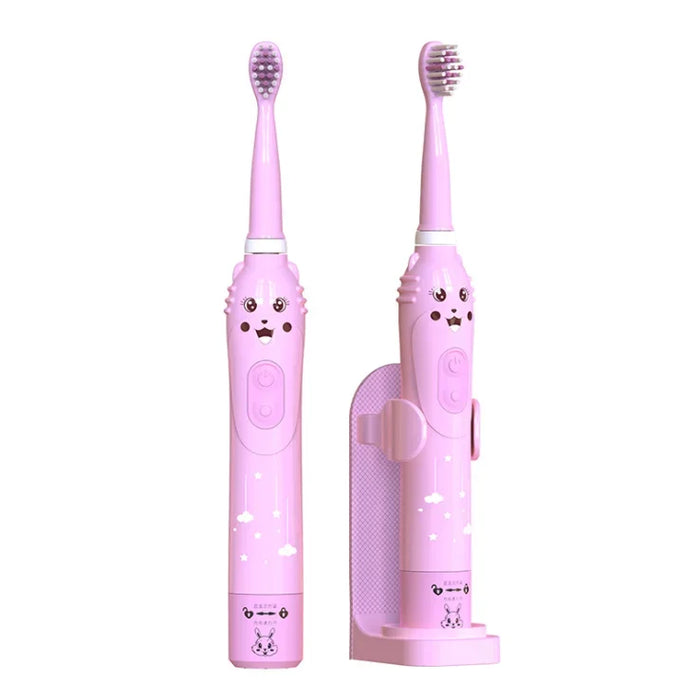 Ultrasonic Fashion Smart Sonic Kids Children's Electric Toothbrush With 6 Brush Heads 6 Modes